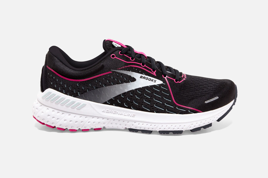 Zapatillas Running Brooks Adrenaline GTS 21 Mujer Negras Ofertas BVZL27415